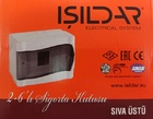 Накладной щит на 02-6 модуля IP40 ISILDAR