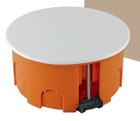 Распаячная коробка СП D80х40мм, крышка, пл. лапки, IP20, TDM*, шт