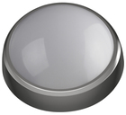 Св-к ЭРА LED круг   8Вт 4000К 640лм IP54 180*75  SPB-1-08 (B) сер