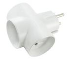 Тройник 3х2П 16А 250B белый TDM