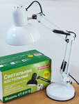 Уютель UT-810В настольная лампа Е27 60W, белая, на подставке, 220V /16/